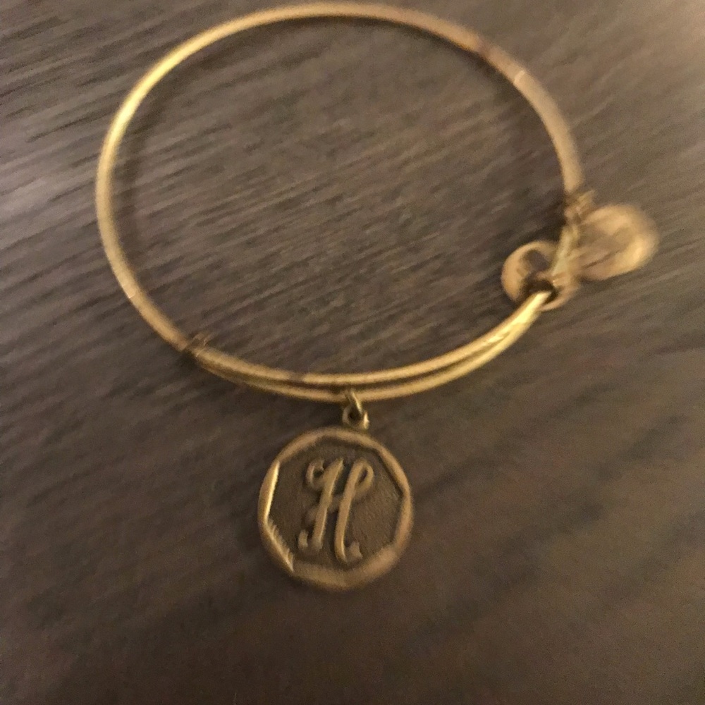 Alex and ani Letter H bracelet